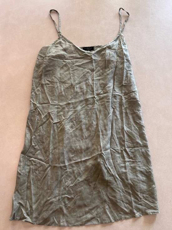 Current Air Dresses & Skirts - Current Air Olive Seagram Spaghetti Strap Slip Tank Dress